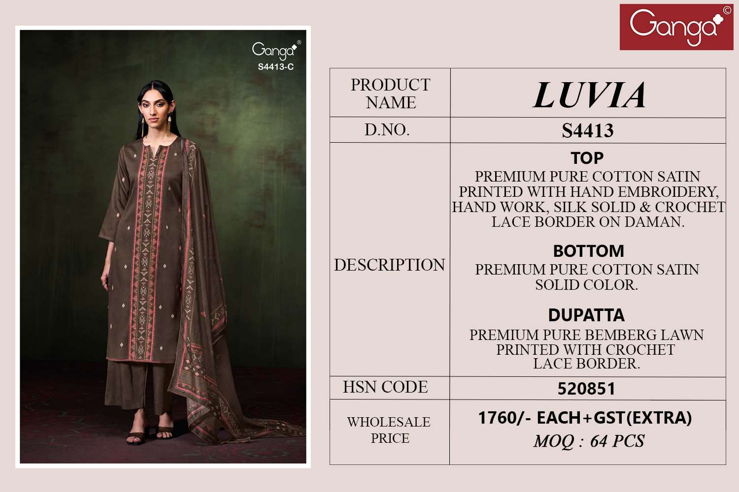 Ganga Fashion Luvia 4413