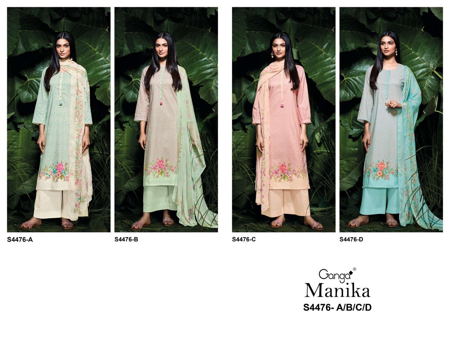 Ganga Manika 4476 - Amrah Wholesale