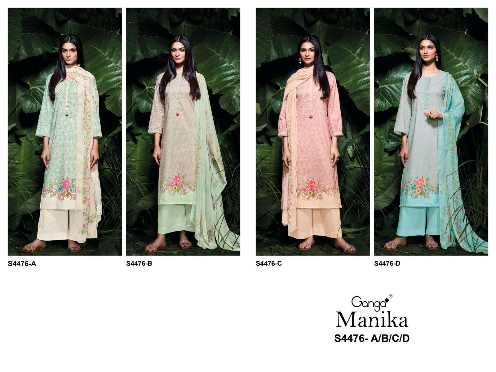 Ganga Manika 4476 - Amrah Wholesale