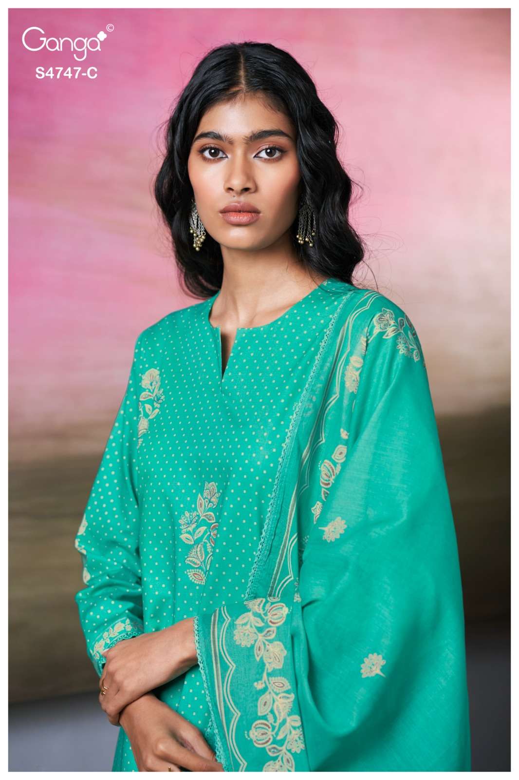 Ganga Fashion Mishvya 4747 Cotton Dress Material