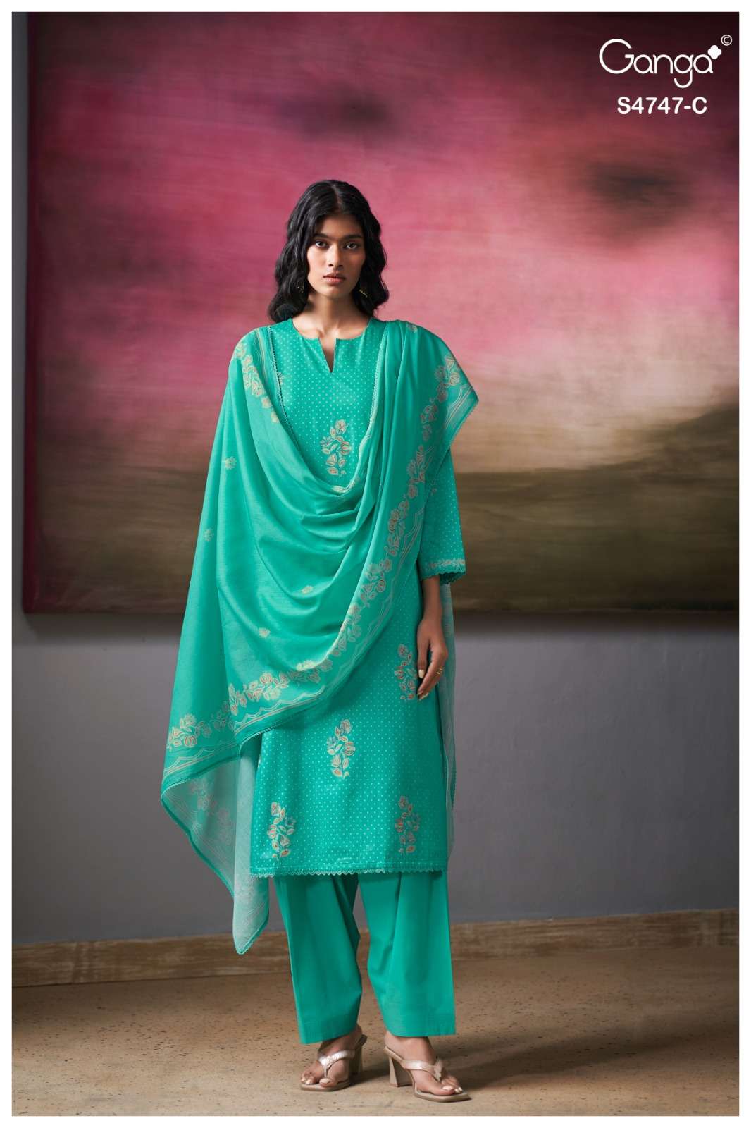 Ganga Fashion Mishvya 4747 Cotton Dress Material