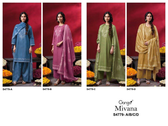 Ganga Fashion Mivana 4779 Premium Cotton Dress Material