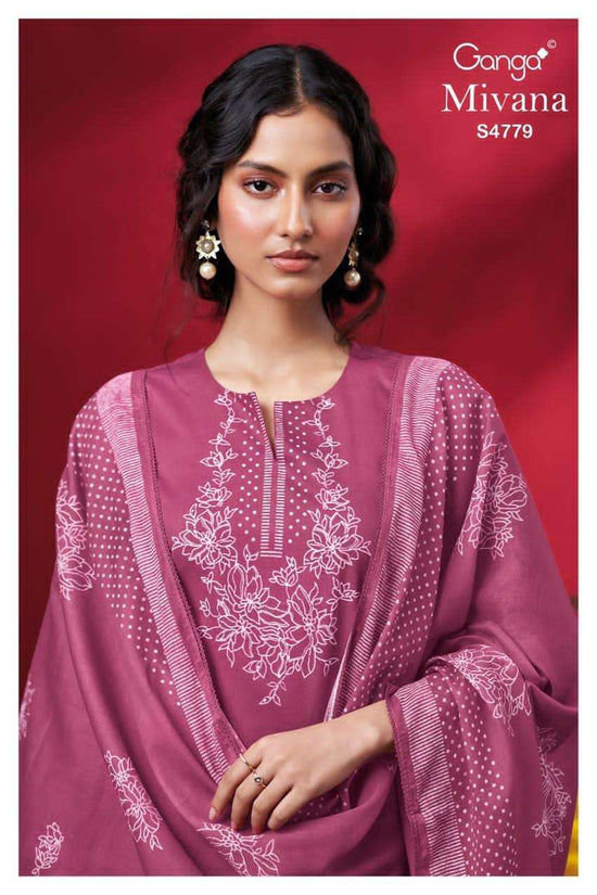 Ganga Fashion Mivana 4779 Premium Cotton Dress Material