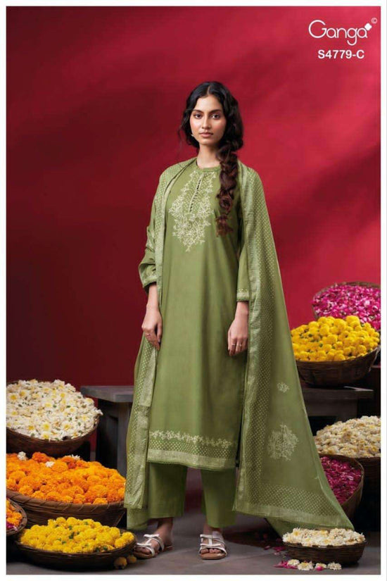 Ganga Fashion Mivana 4779 Premium Cotton Dress Material