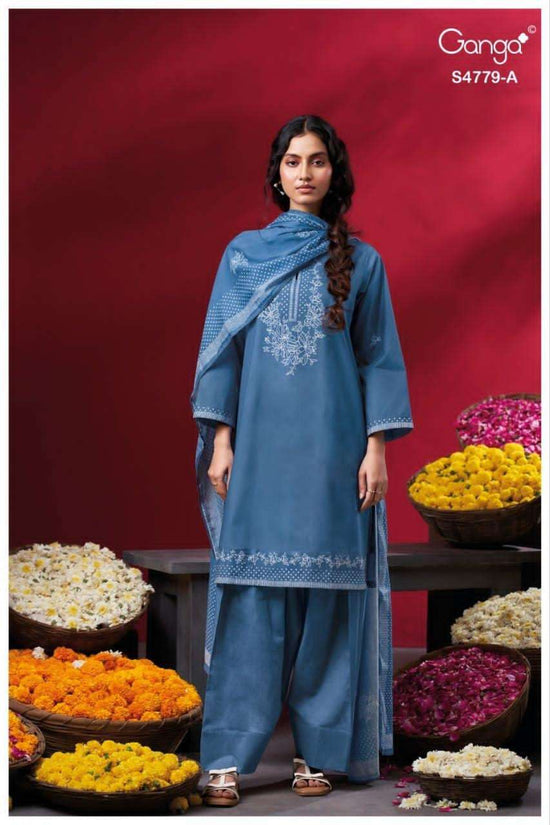 Ganga Fashion Mivana 4779 Premium Cotton Dress Material
