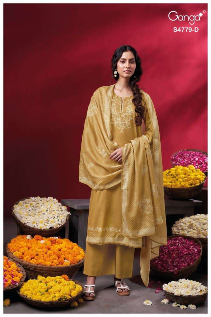 Ganga Fashion Mivana 4779 Premium Cotton Dress Material