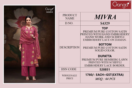 Ganga Fashion Mivra 4329