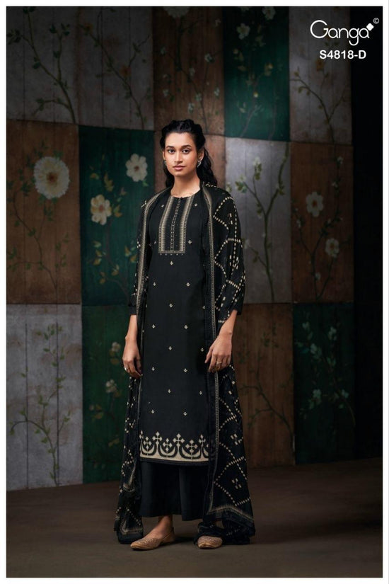 Ganga Nayanshi 4818 Cotton Dress Material - Amrah Wholesale