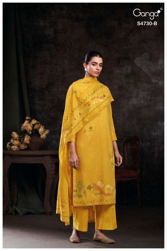 Ganga Fashion Nayvya 4730 Cotton Dress Material