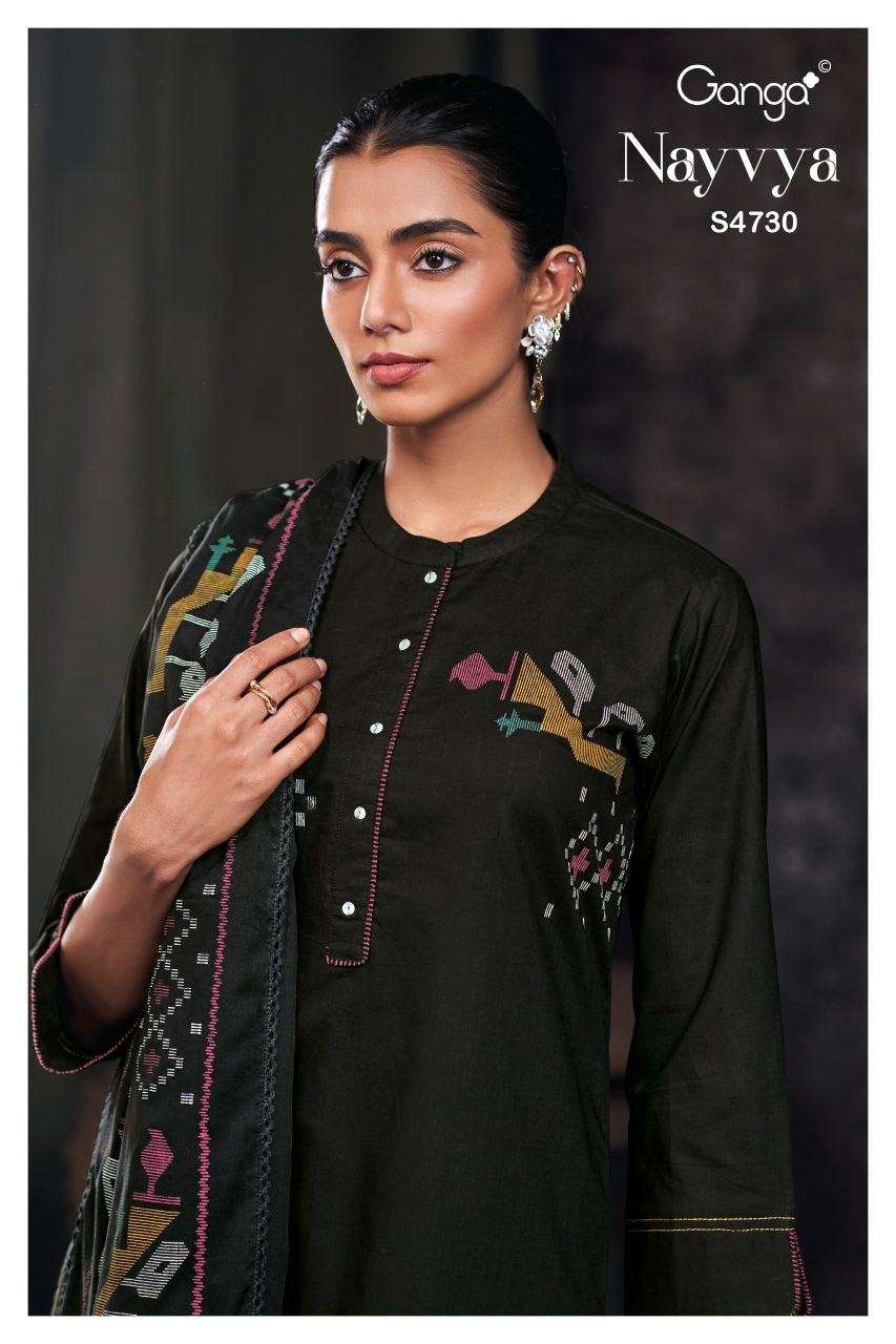 Ganga Fashion Nayvya 4730 Cotton Dress Material