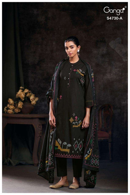 Ganga Fashion Nayvya 4730 Cotton Dress Material