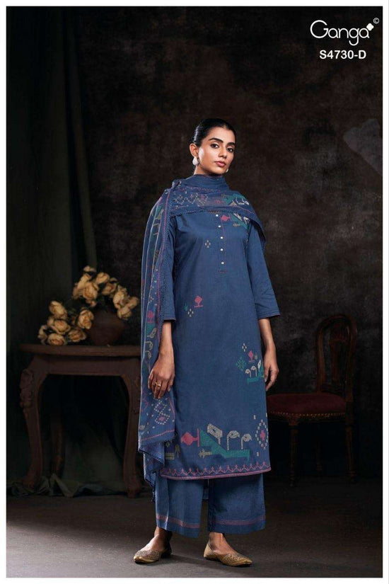 Ganga Fashion Nayvya 4730 Cotton Dress Material