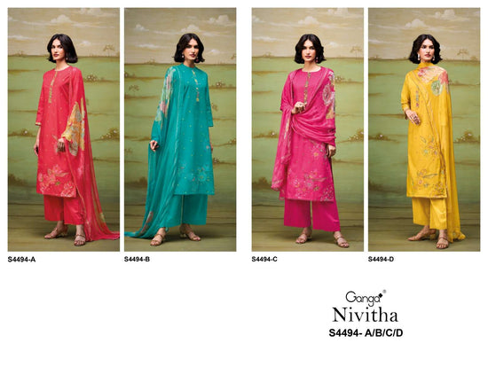 Ganga Nivitha 4494 - Amrah Wholesale
