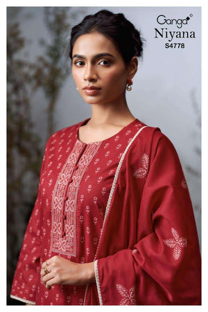 Ganga Fashion Niyana 4778 Premium Cotton Dress Material