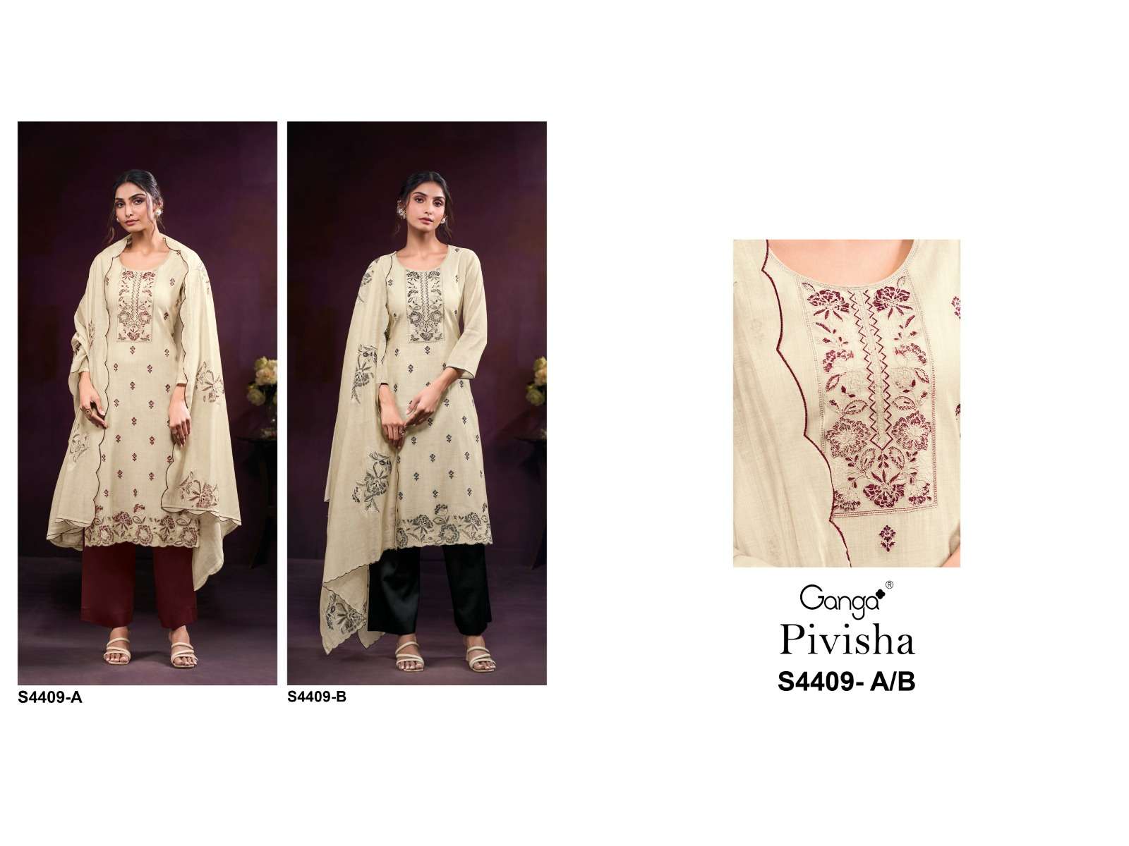 Ganga Fashion Pivisha 4409