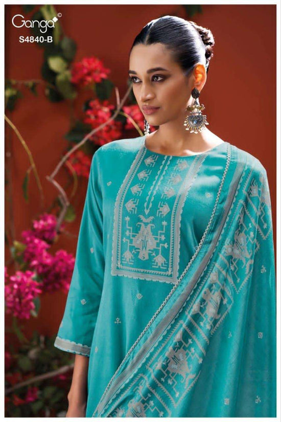 Ganga Fashion Pranvya 4840 Cotton Printed Dress Material - Amrah Wholesale