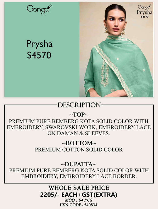 Ganga Fashion Prysha 4570 - Amrah Wholesale