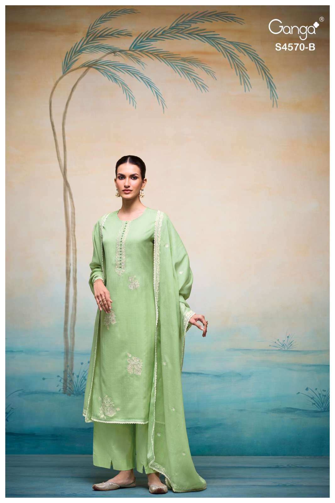 Ganga Fashion Prysha 4570 - Amrah Wholesale