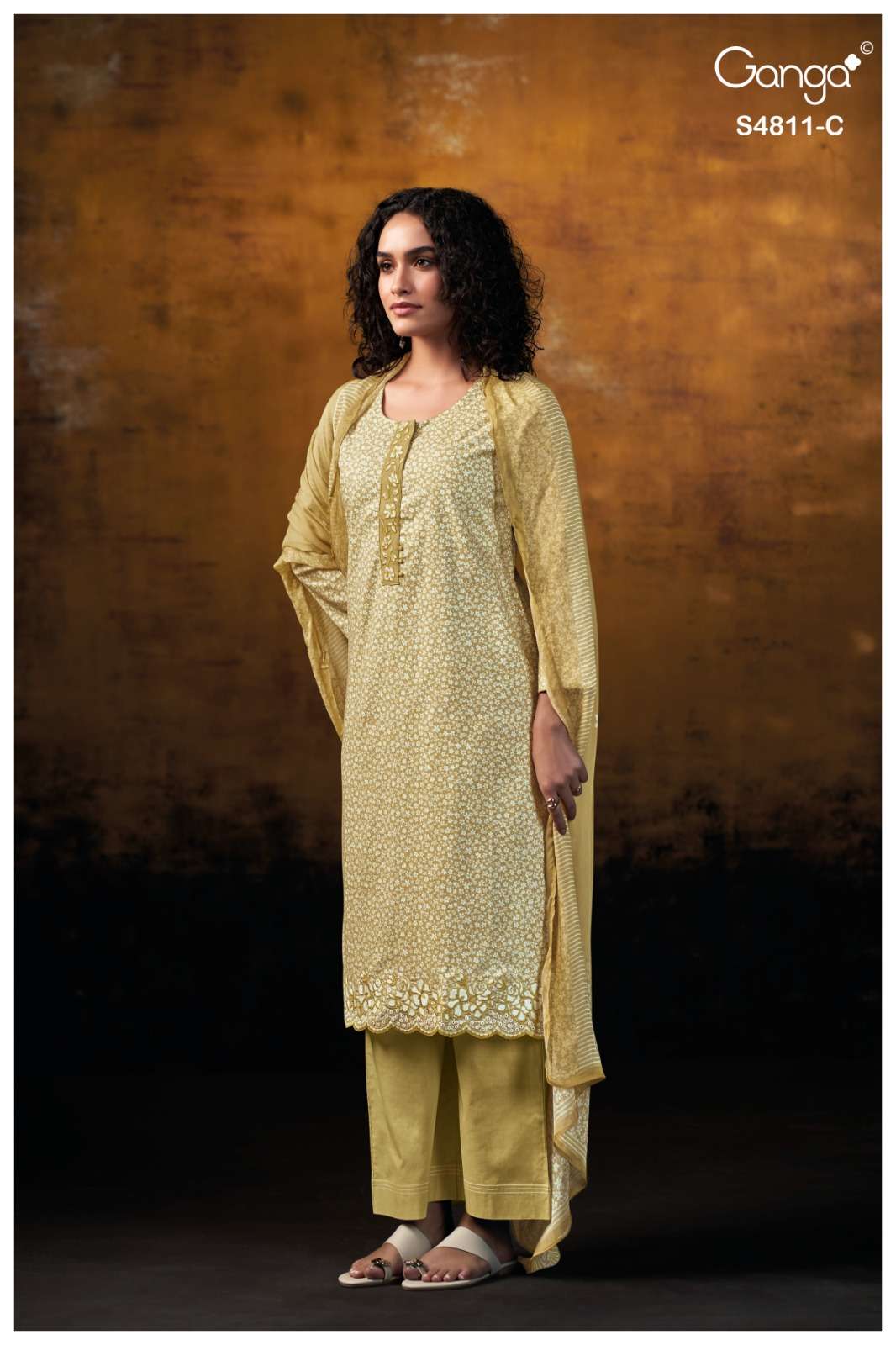 Ganga Fashion Ramya 4811 Cotton Dress Material