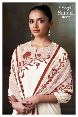 Ganga Fashion Sancia 4907 Cotton Dress Material