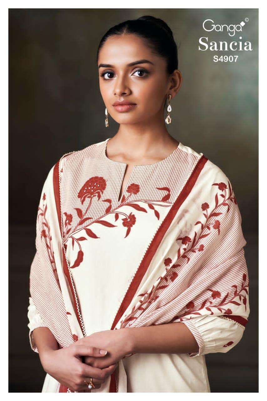 Ganga Fashion Sancia 4907 Cotton Dress Material