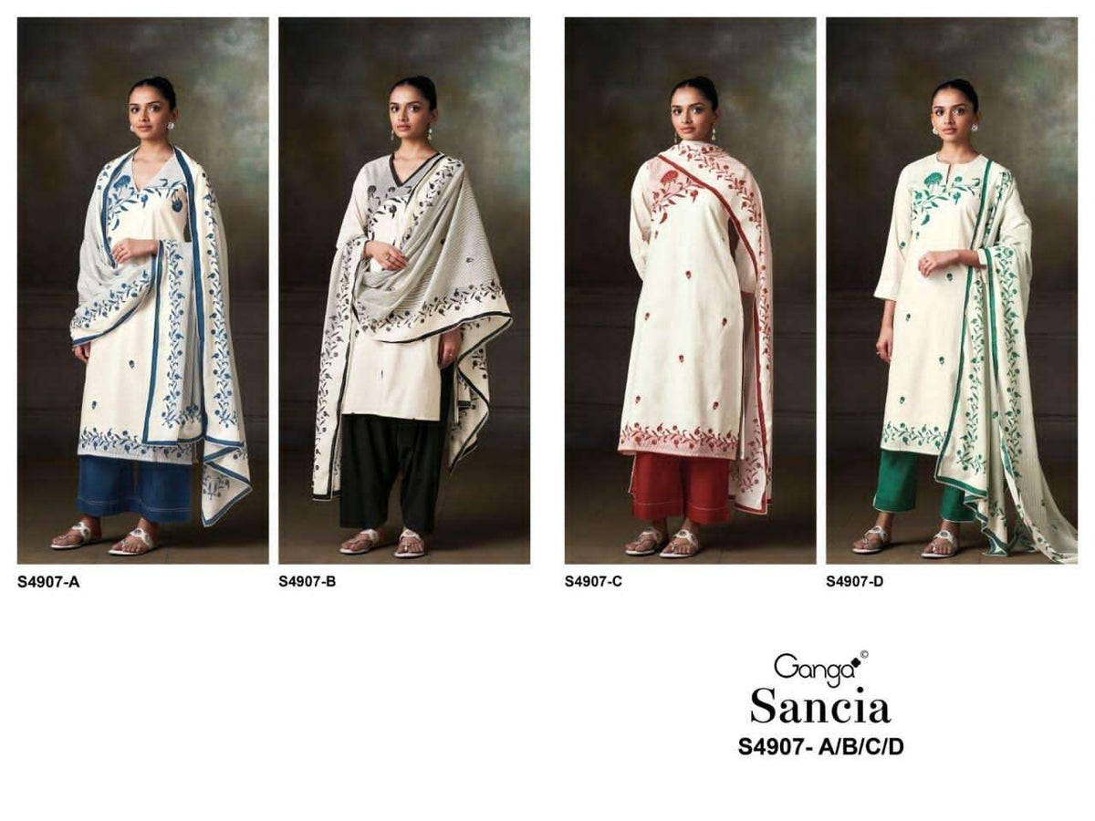 Ganga Fashion Sancia 4907 Cotton Dress Material