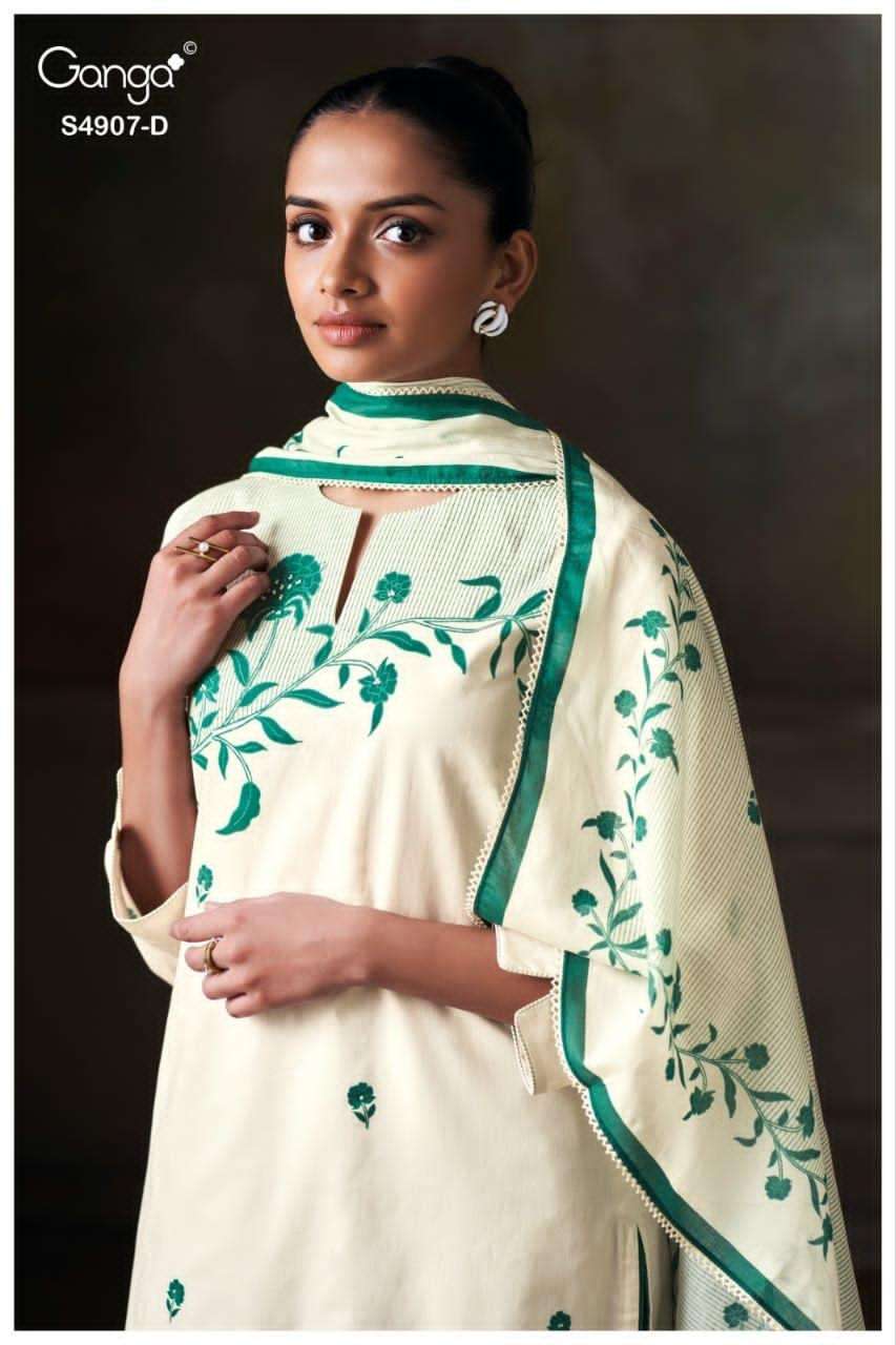 Ganga Fashion Sancia 4907 Cotton Dress Material