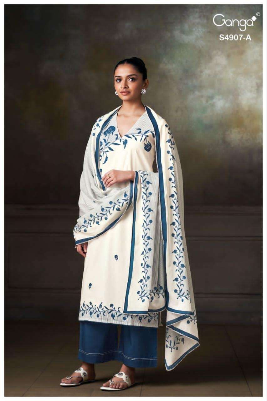 Ganga Fashion Sancia 4907 Cotton Dress Material