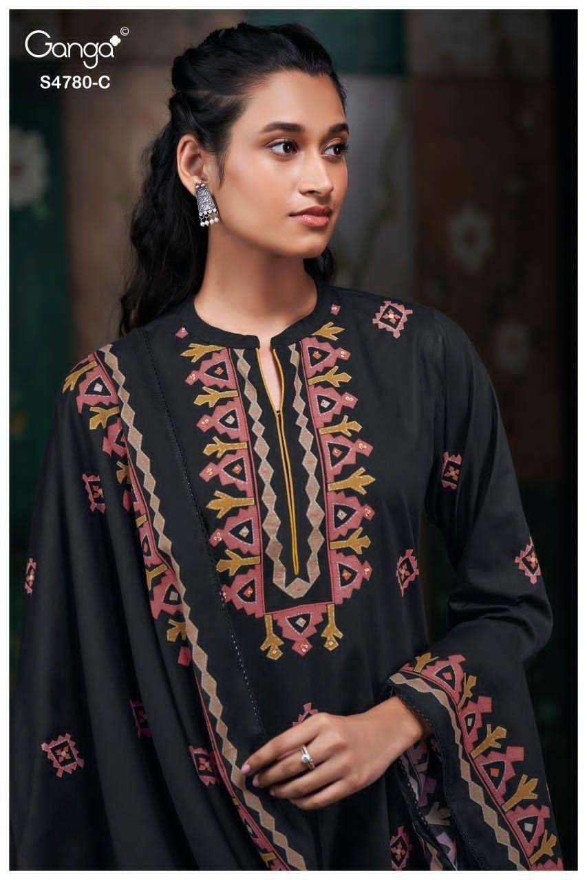 Ganga Fashion Siyanshi 4780 Premium Cotton Dress Material