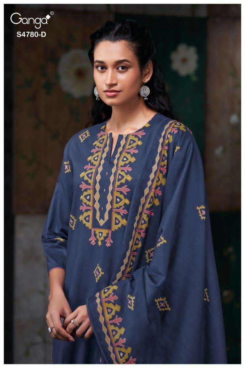 Ganga Fashion Siyanshi 4780 Premium Cotton Dress Material
