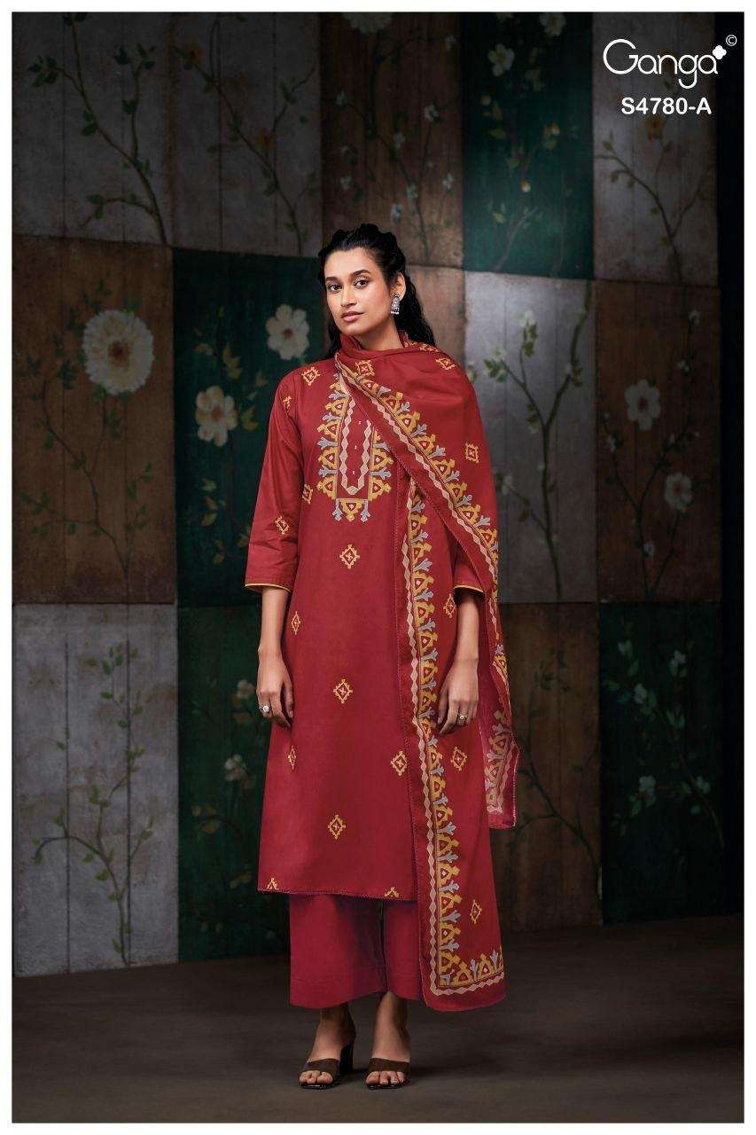 Ganga Fashion Siyanshi 4780 Premium Cotton Dress Material