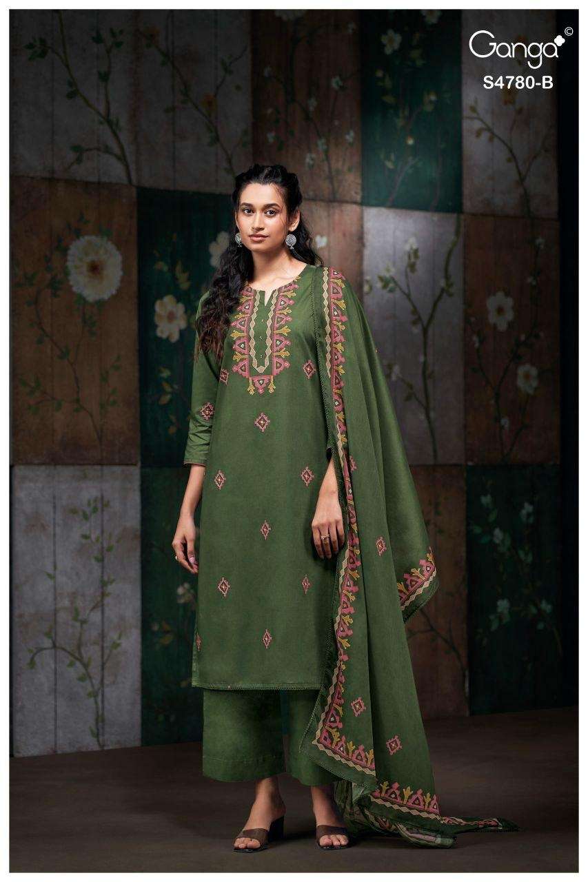 Ganga Fashion Siyanshi 4780 Premium Cotton Dress Material