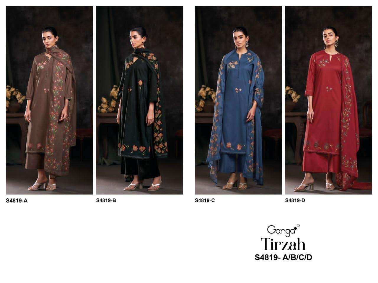 Ganga Fashion Tirzah 4819 Premium Cotton Dress Material