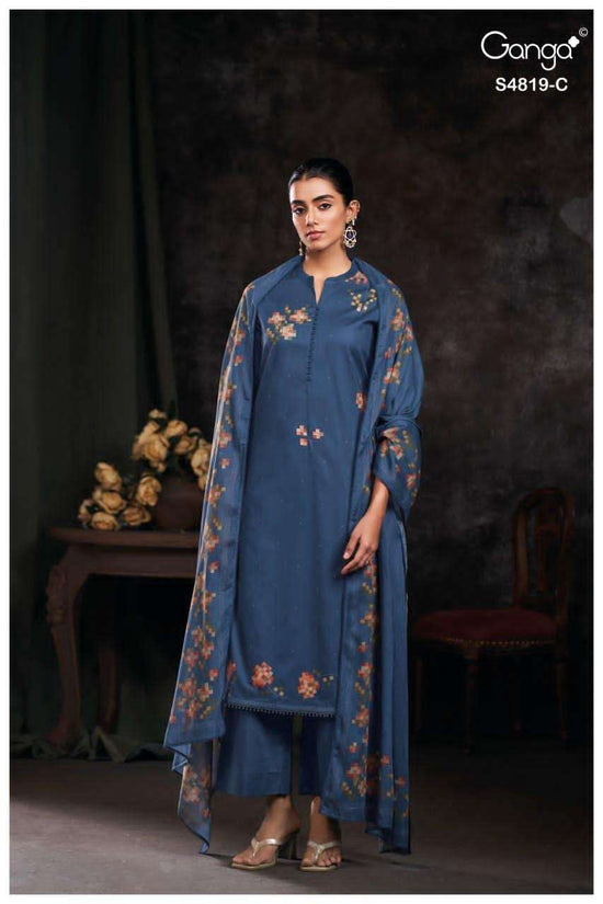 Ganga Fashion Tirzah 4819 Premium Cotton Dress Material