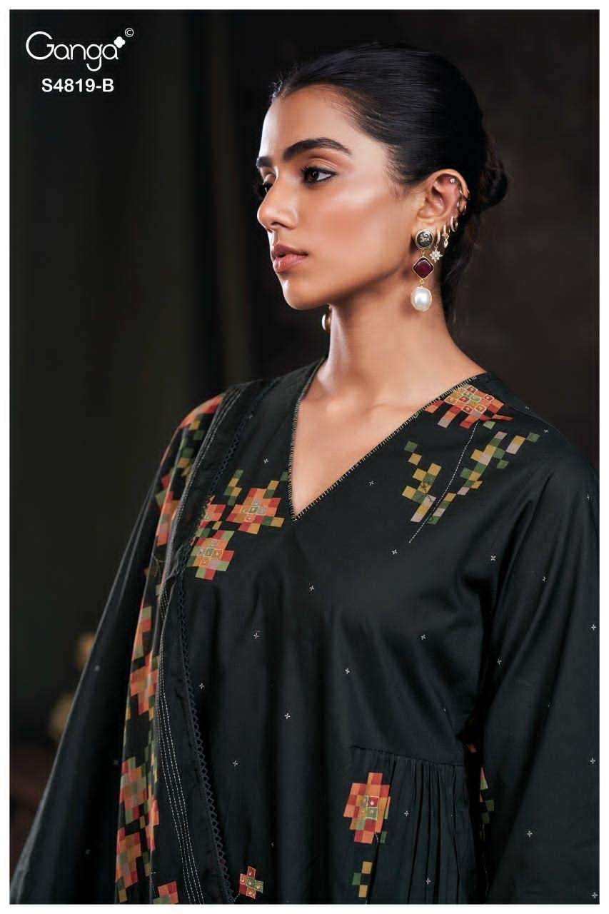Ganga Fashion Tirzah 4819 Premium Cotton Dress Material