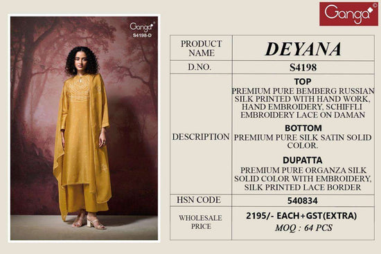 Ganga Fashion Deyana 4198