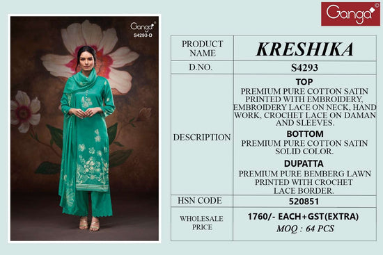 Ganga Fashion Kreshika 4293