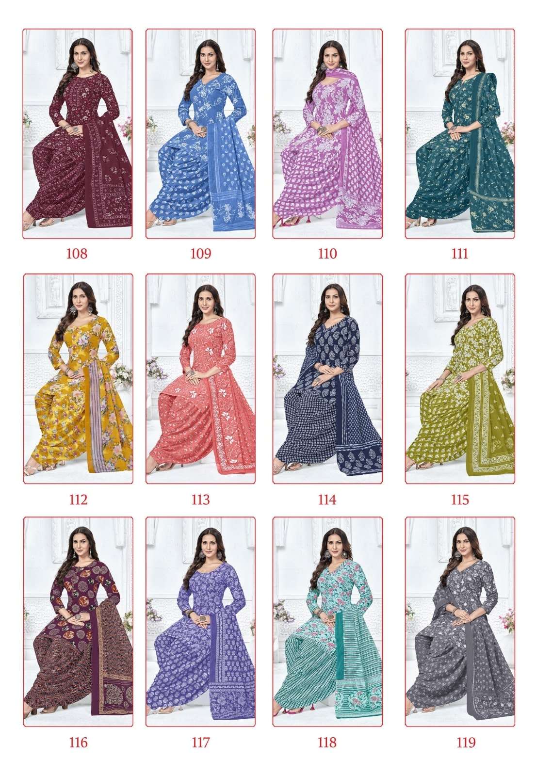 Ganpati Andaaz Vol-4 Cotton Printed Unstitched Punjabi Suit Material