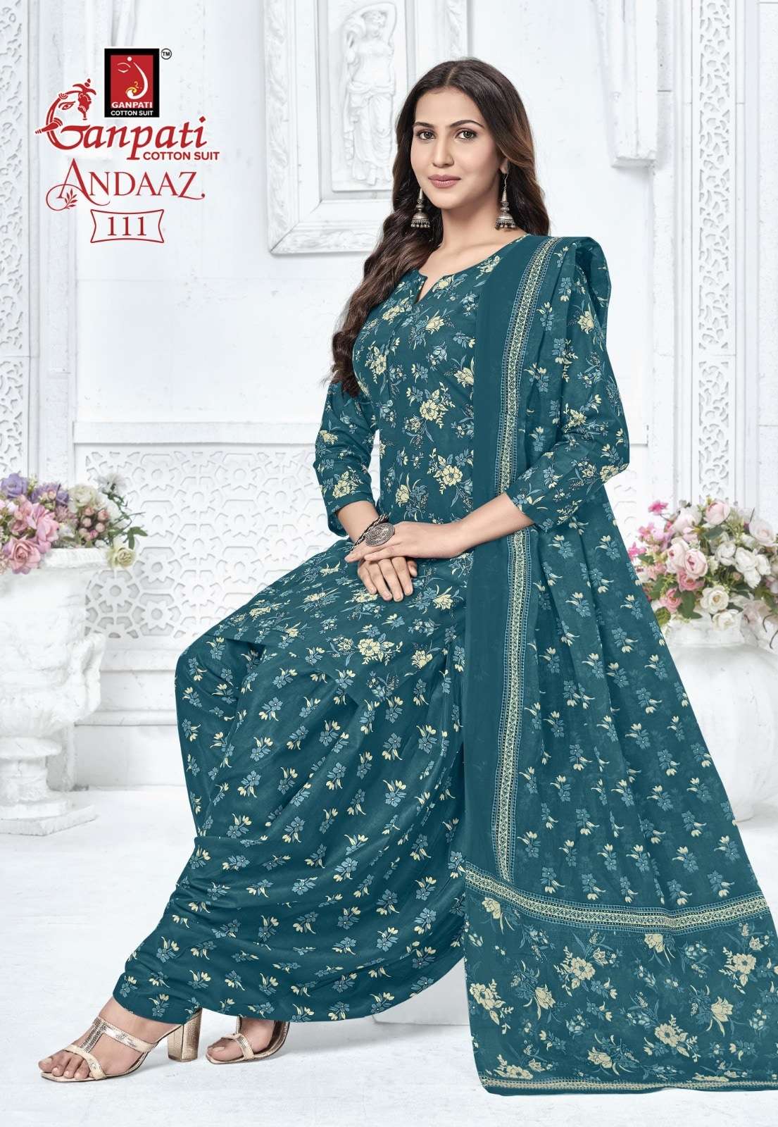 Ganpati Andaaz Vol-4 Cotton Printed Unstitched Punjabi Suit Material