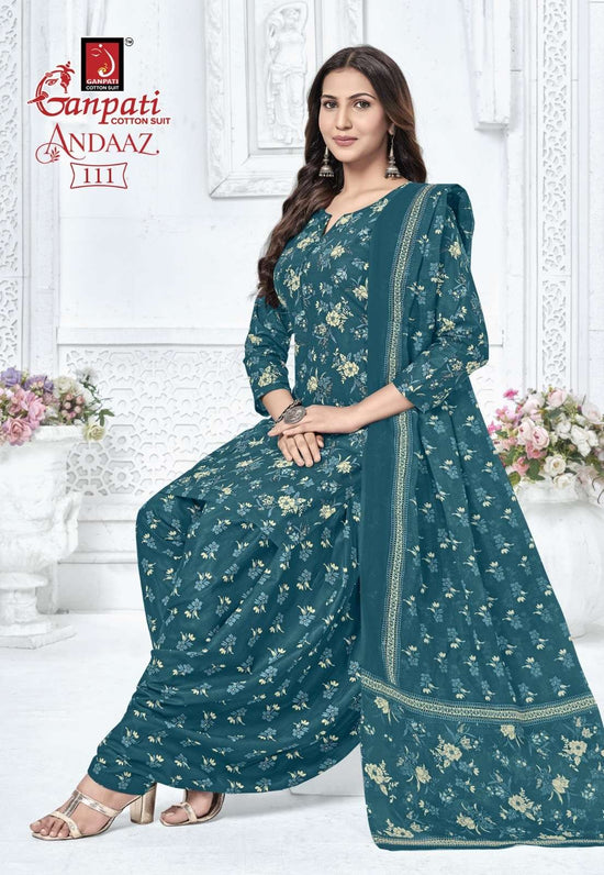 Ganpati Andaaz Vol-4 Cotton Printed Unstitched Punjabi Suit Material
