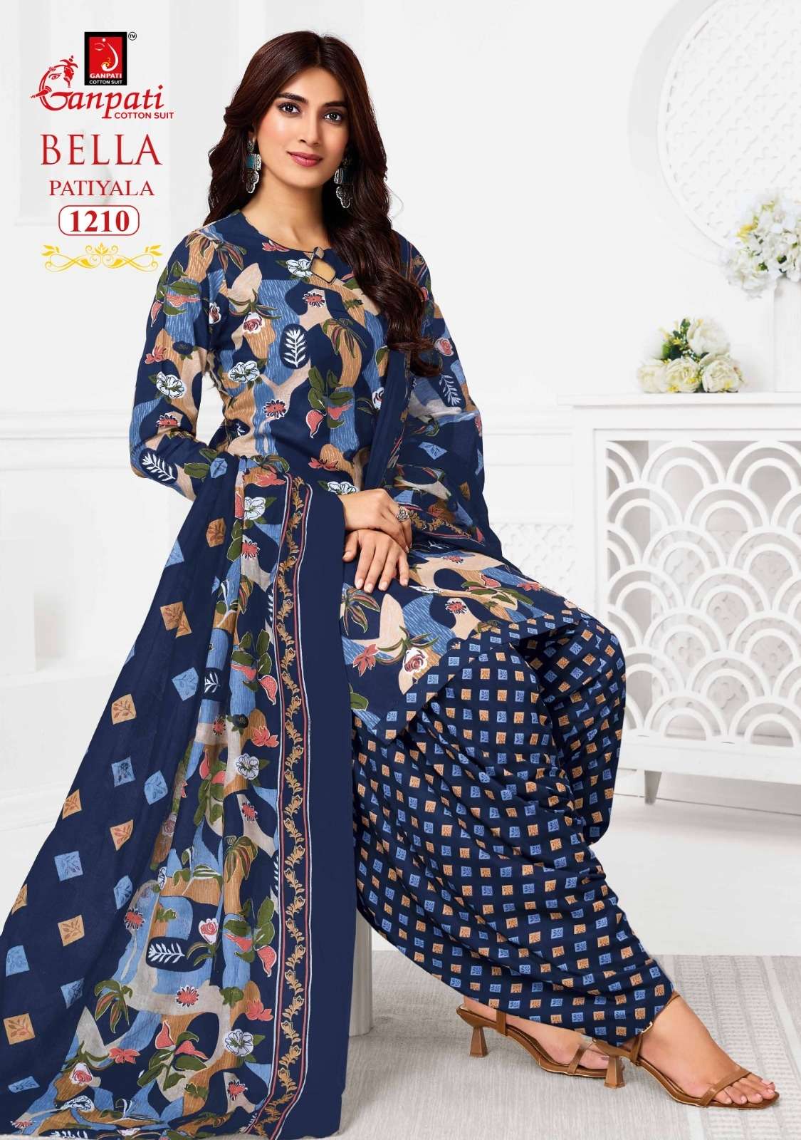 GANPATI BELLA PATIYALA VOL-12 Cotton Printed Salwar Suit