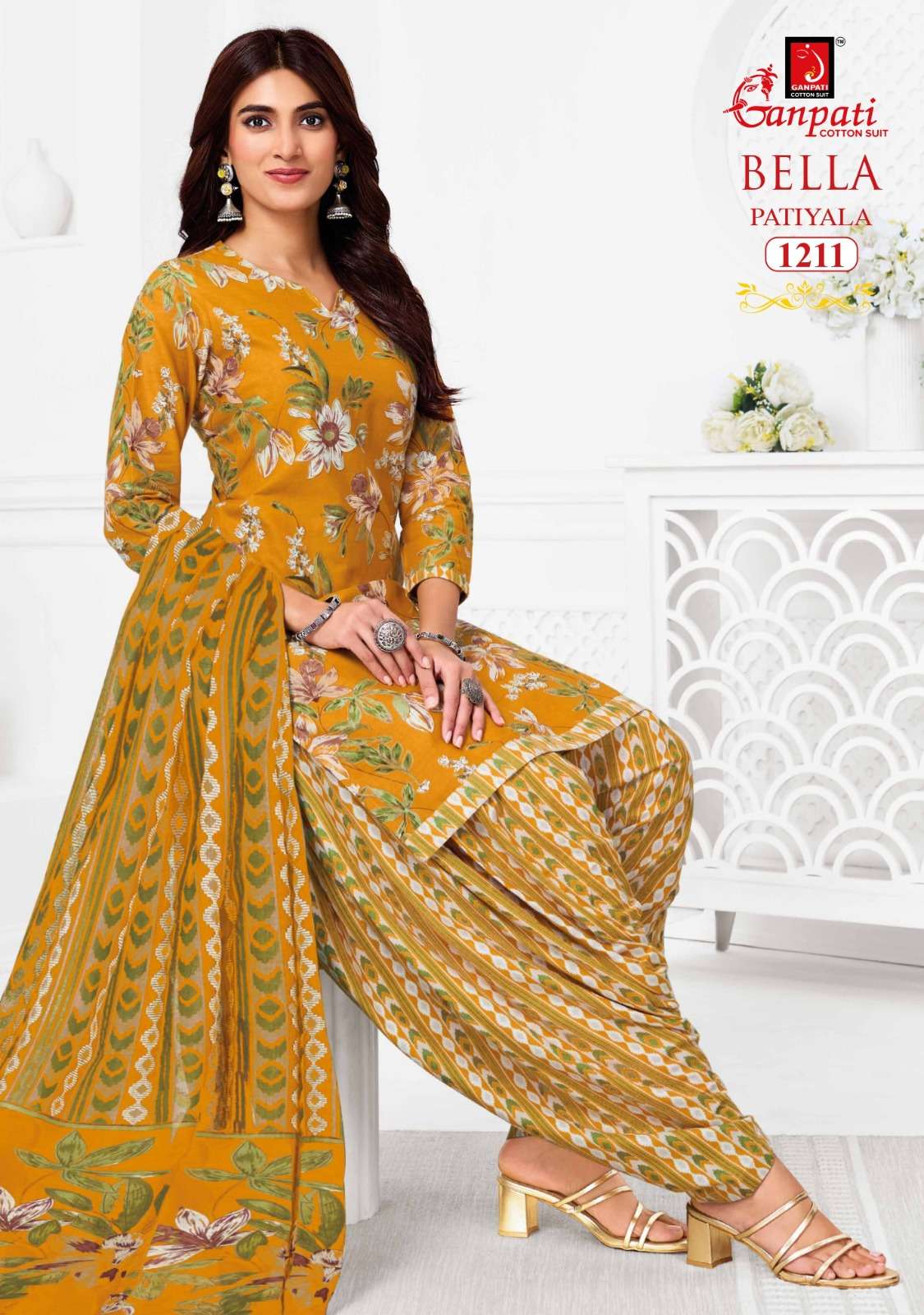 GANPATI BELLA PATIYALA VOL-12 Cotton Printed Salwar Suit