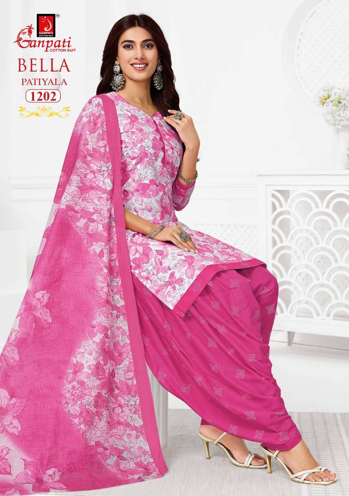 GANPATI BELLA PATIYALA VOL-12 Cotton Printed Salwar Suit