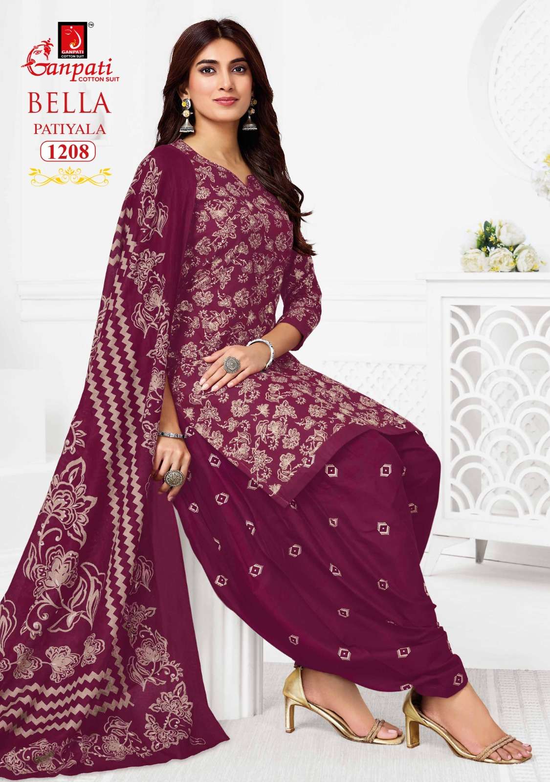 GANPATI BELLA PATIYALA VOL-12 Cotton Printed Salwar Suit