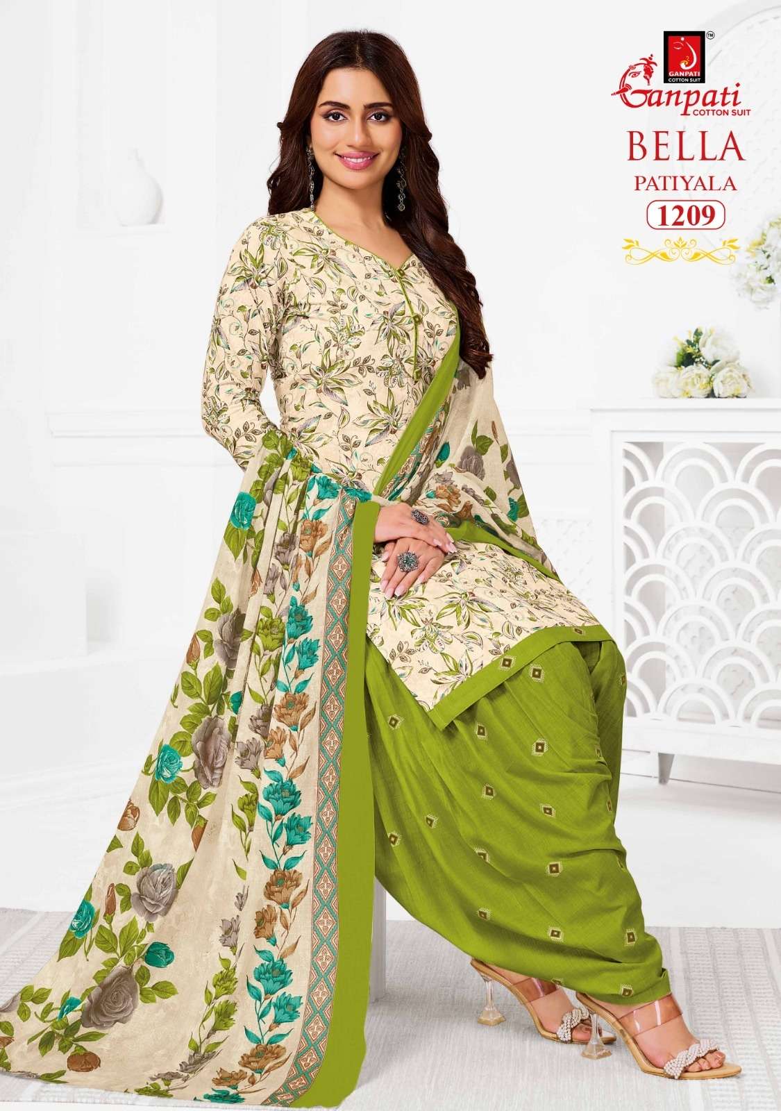 GANPATI BELLA PATIYALA VOL-12 Cotton Printed Salwar Suit