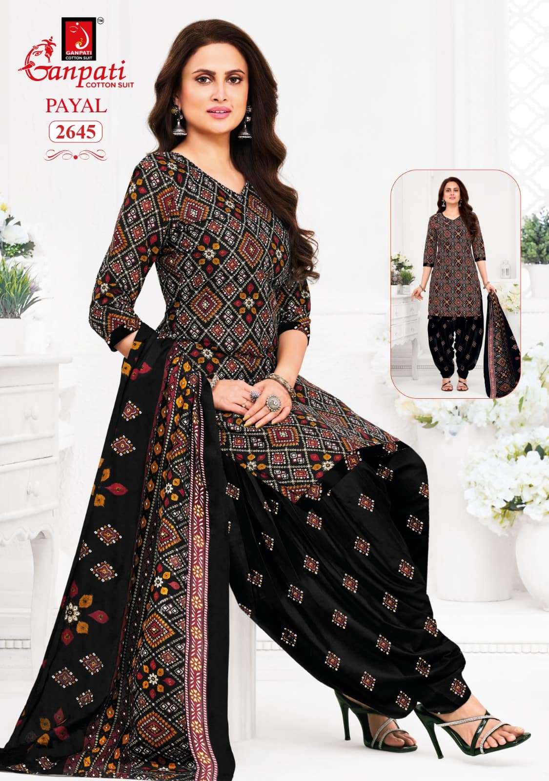 Ganpati Cotton Payal Vol 12 Pure Cotton Printed Dress Material - Amrah Wholesale
