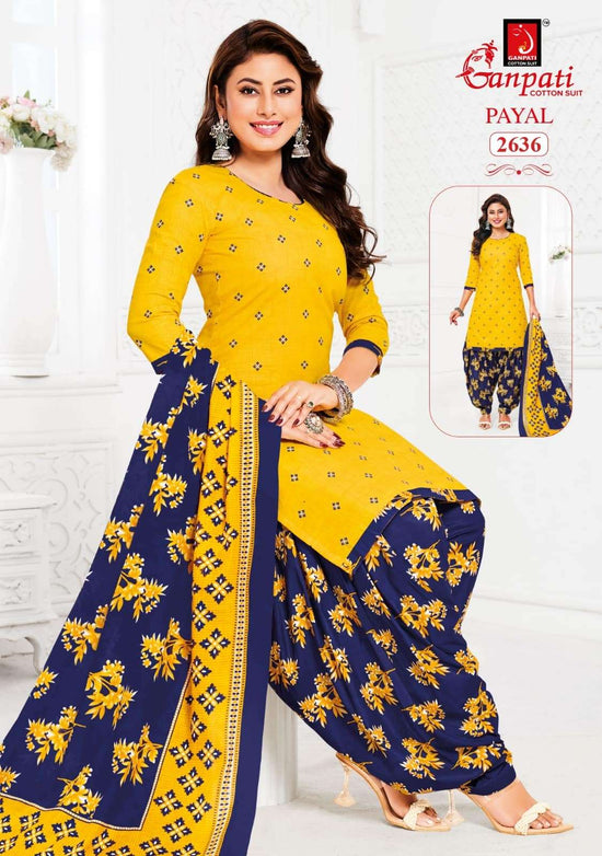 Ganpati Cotton Payal Vol 12 Pure Cotton Printed Dress Material - Amrah Wholesale