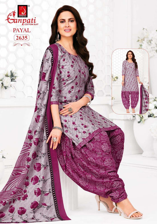 Ganpati Cotton Payal Vol 12 Pure Cotton Printed Dress Material - Amrah Wholesale