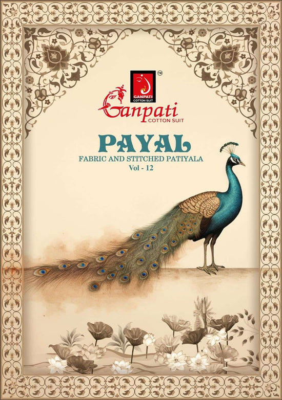 Ganpati Cotton Payal Vol 12 Pure Cotton Printed Dress Material - Amrah Wholesale
