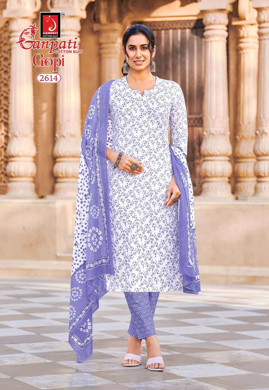 Ganpati Cotton Gopi Vol 15 Cotton Salwar Suit Set